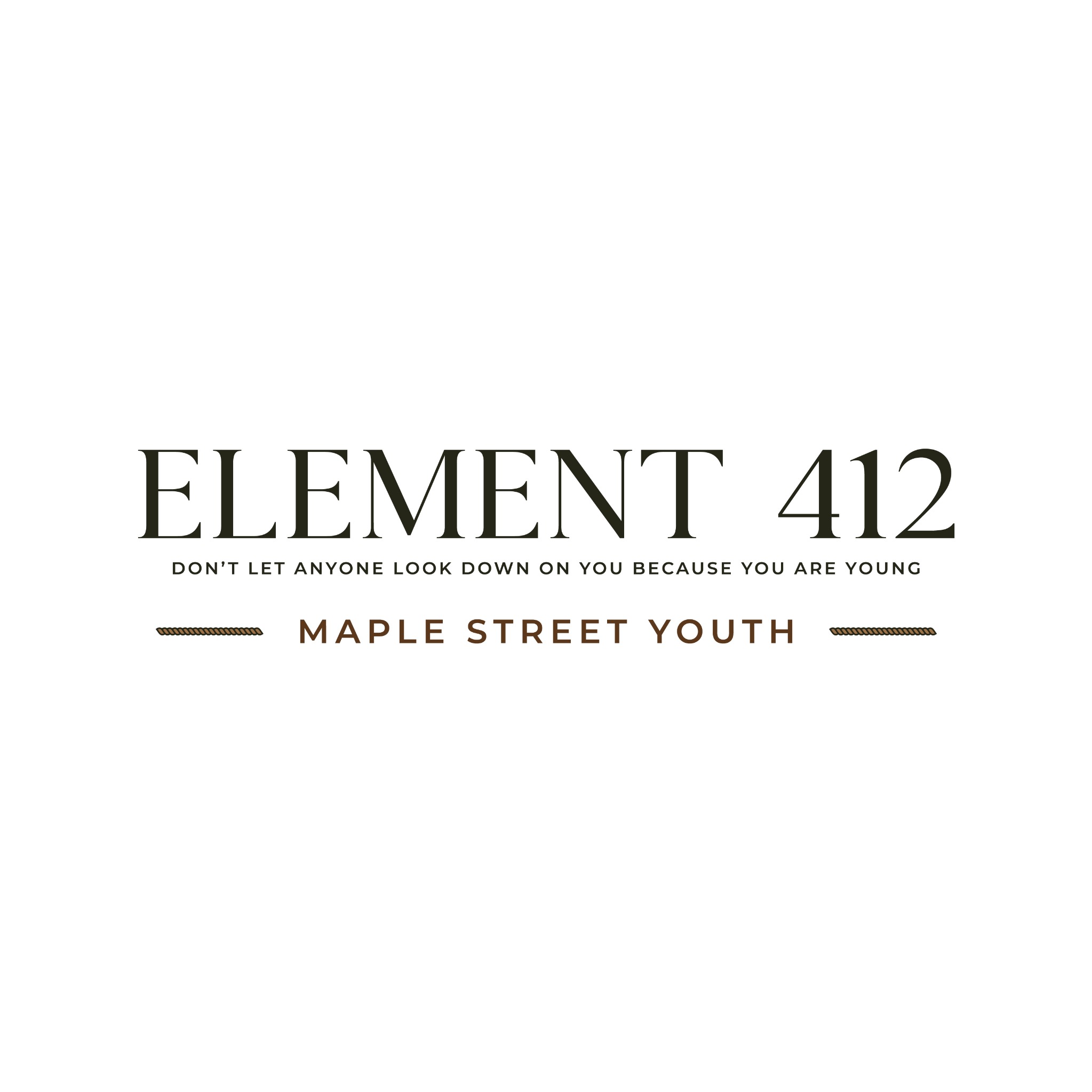 Element 412 Maple Street Youth wordmark