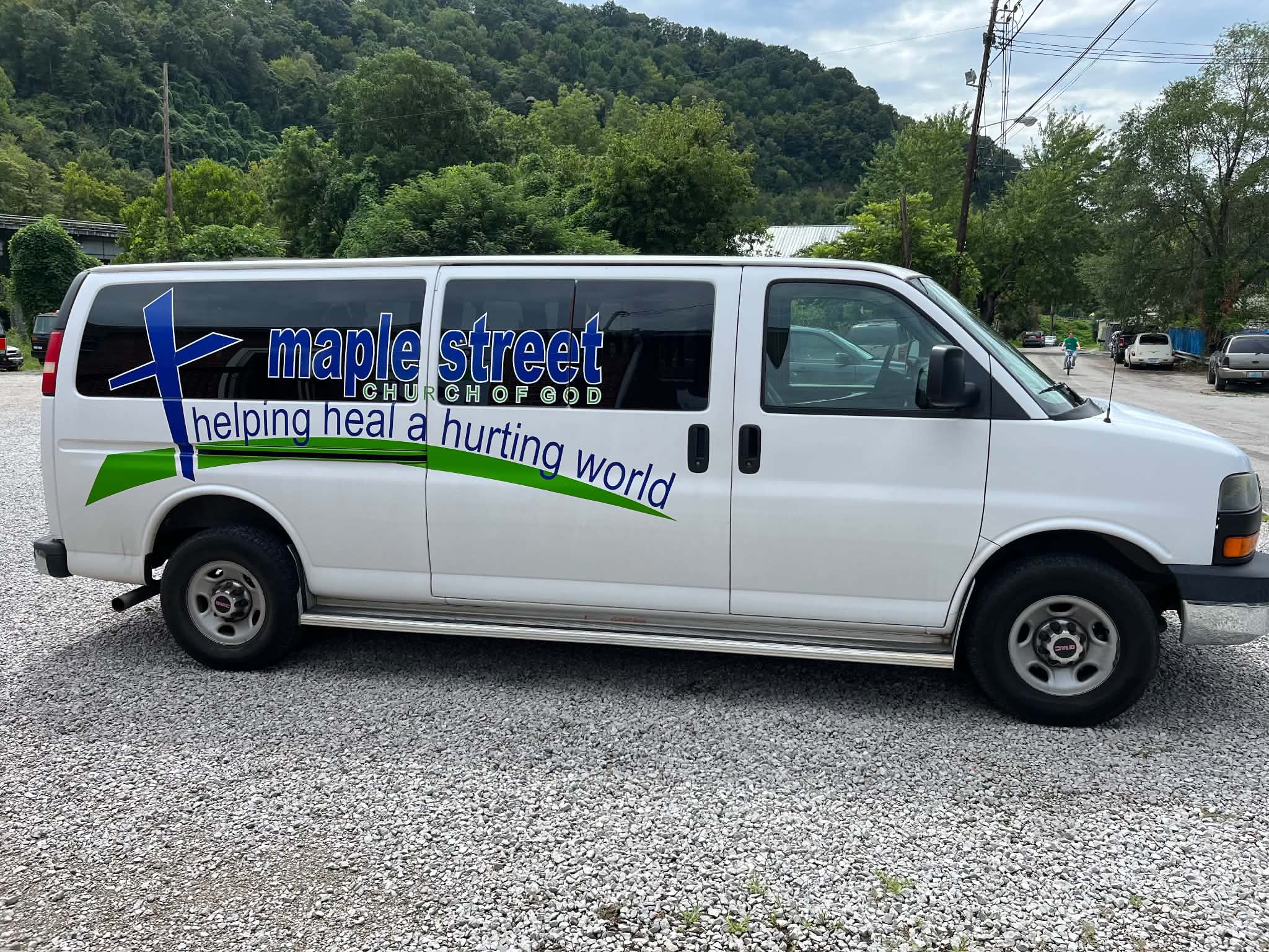 Maple Street Church of God bus ministry vehicle